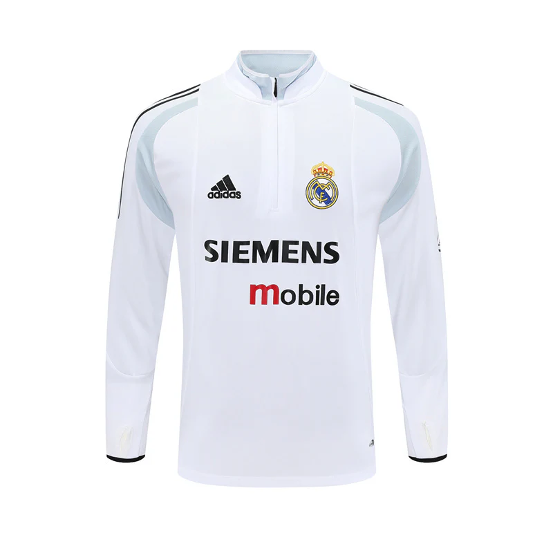 Real Madrid Training Jacket Men 2004 2005 White