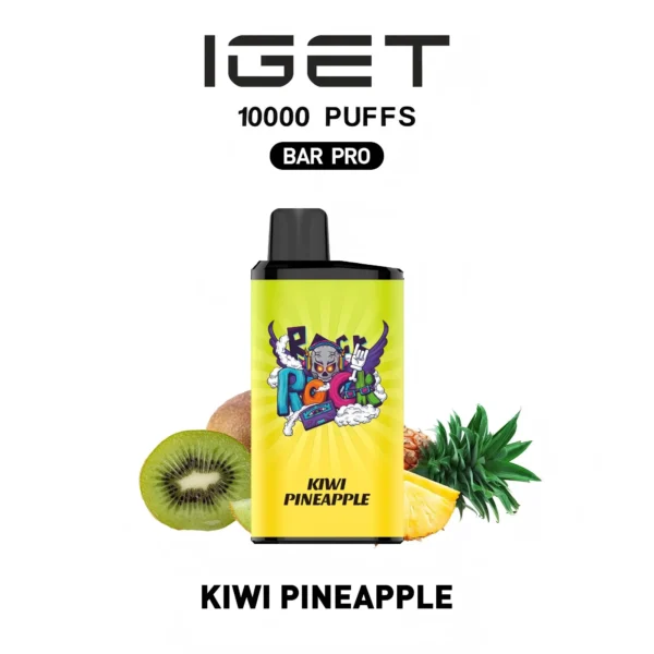 IGET BAR PRO 10000 Kiwi Pineapple
