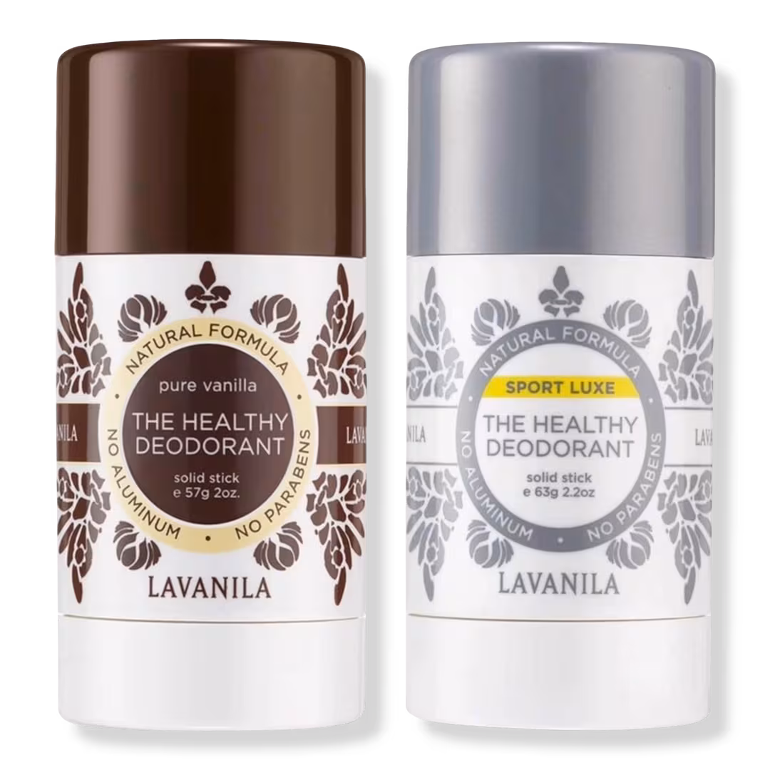 LAVANILA  Pure Vanilla & Sport Luxe Award Winning Deodorant Duo