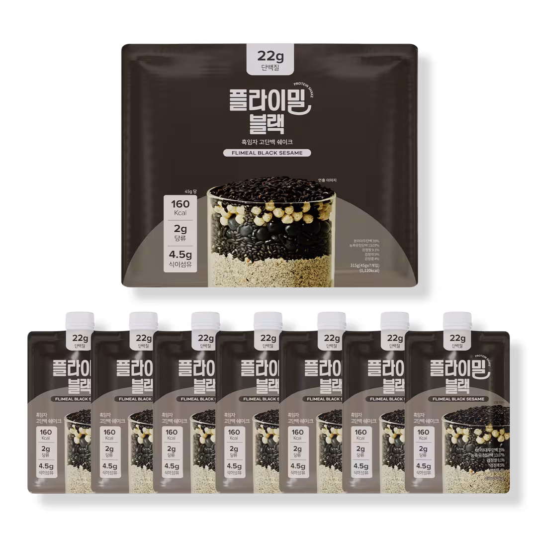 Flimeal  Black Sesame Protein Shake