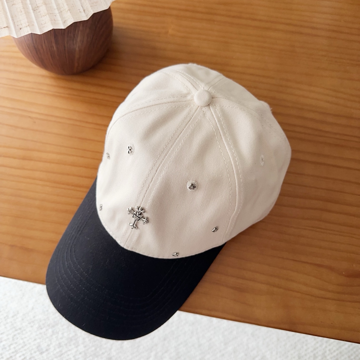 Chrome Hearts Cross Rivet Baseball Cap