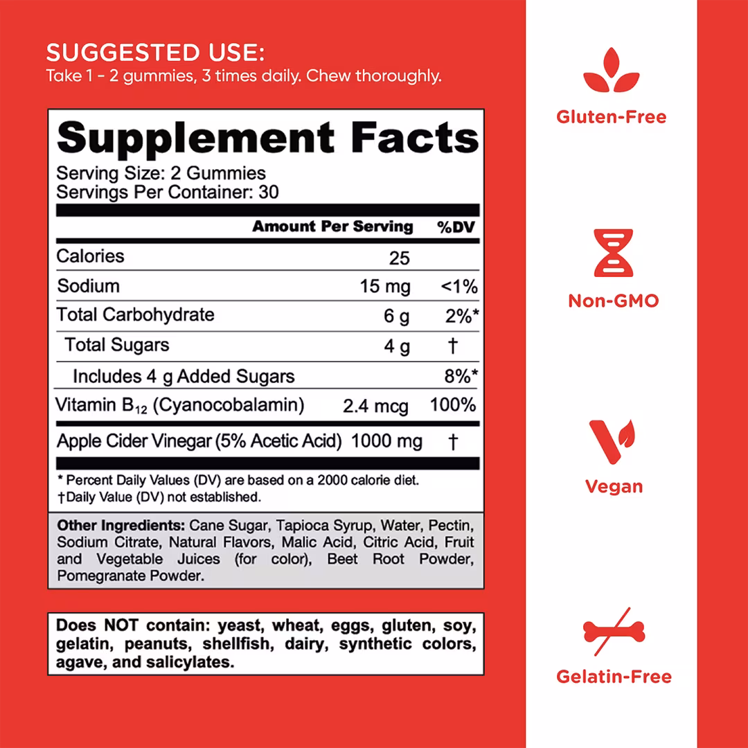 Goli Nutrition  Apple Cider Vinegar Gummies