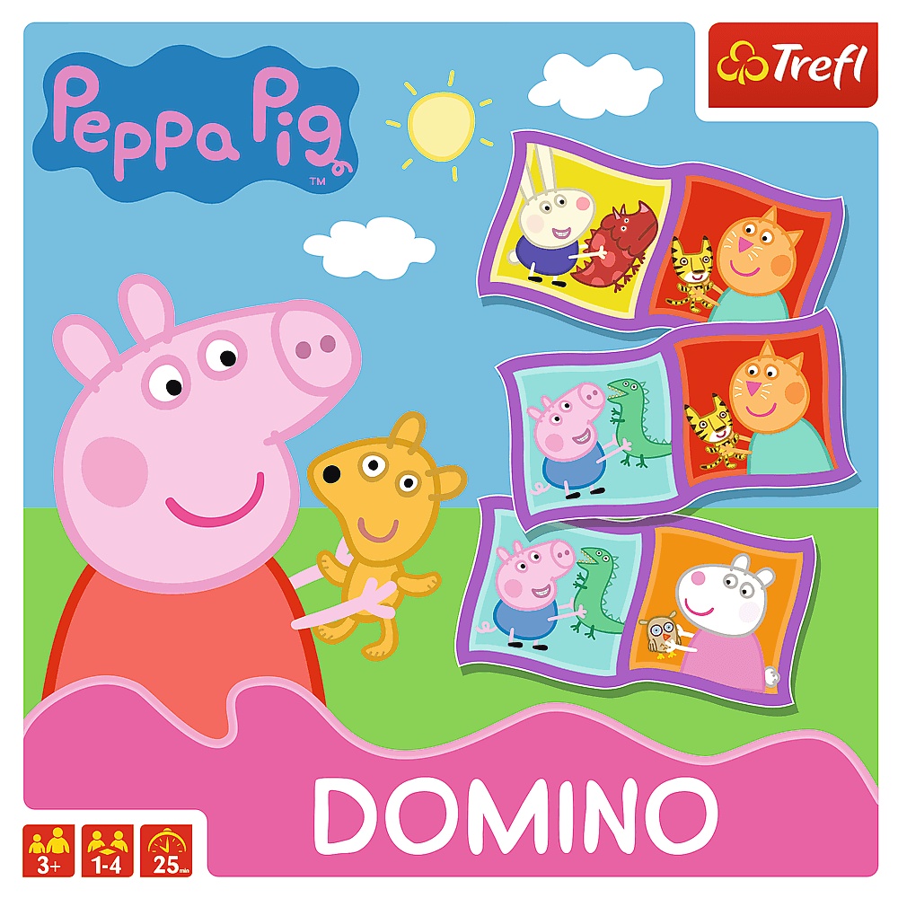 Gra Dla Dzieci Świnka Peppa Domino Peppa
