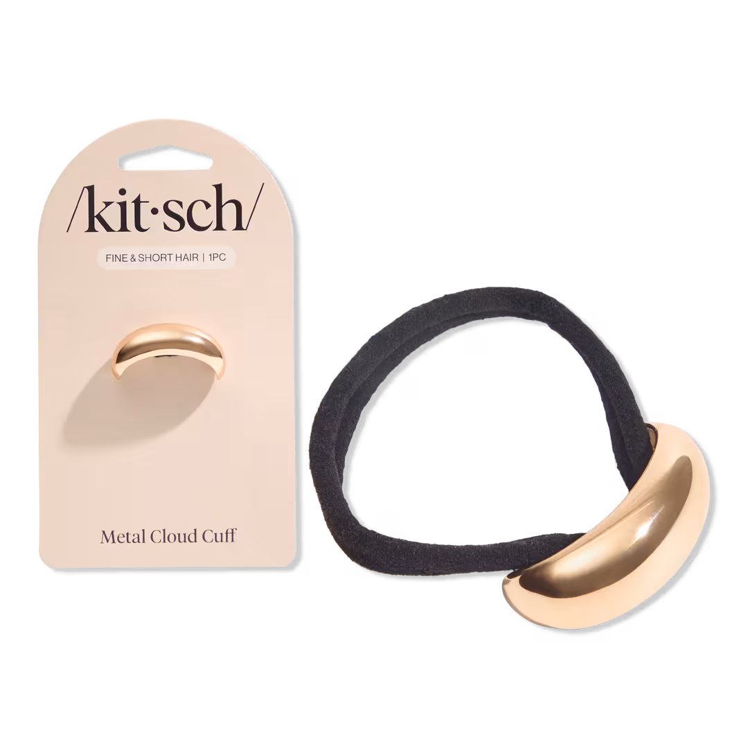 Kitsch  Gold Metal Cloud Cuff