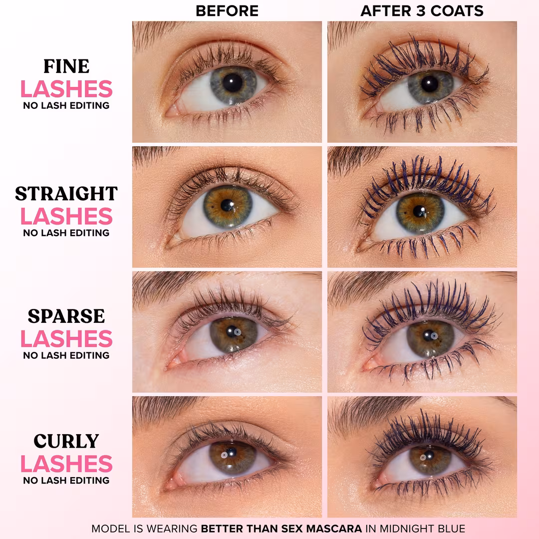 Too Faced  Better Than Sex Midnight Blue Volumizing & Lengthening Mascara