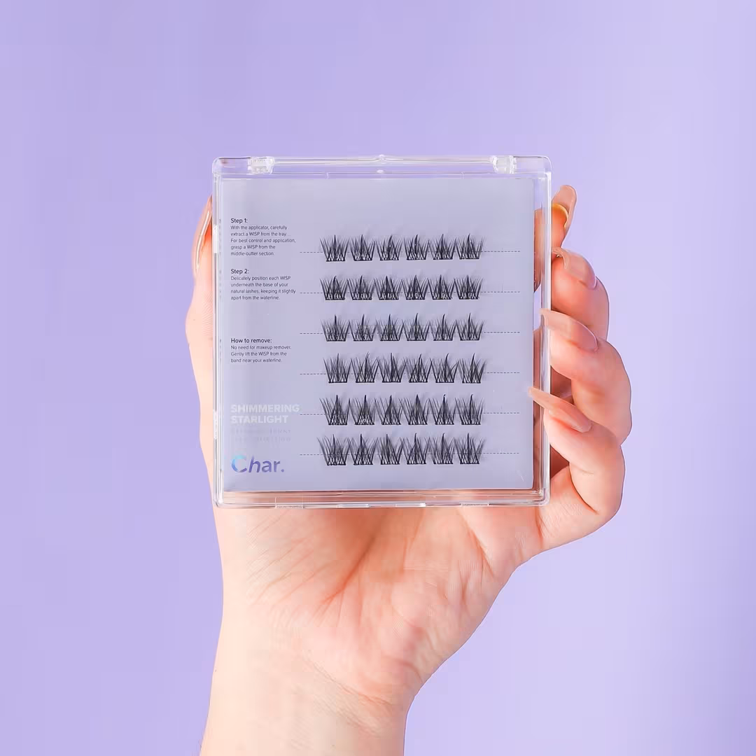Char Cosmetics  Pre-Glued Reusable Lashes Dreaming Bunny Collection