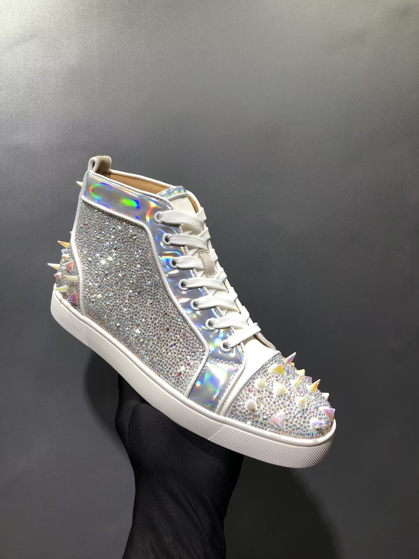 Christian Louboutin Red bottom High-Top - CCSHOES