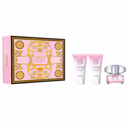 Versace Bright Crystal Eau de Toilette Spray Gift Set 50ML