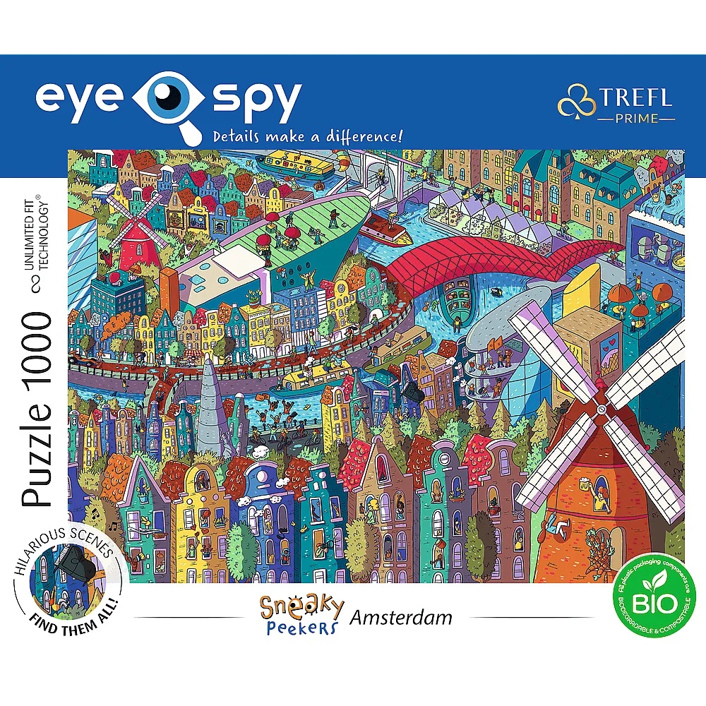 Puzzle Prine Eye-Spy 1000 El. Amsterdam