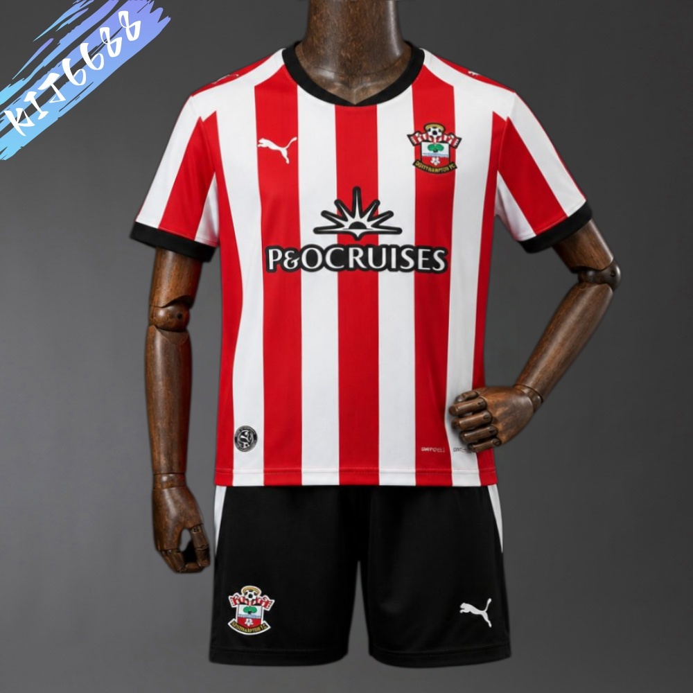 2026/2027 Southampton Home Football Shirt (Kids Kit socks)