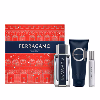 Salvatore Ferragamo Ferragamo Man Eau de Toilette Spray Gift Set 100ML