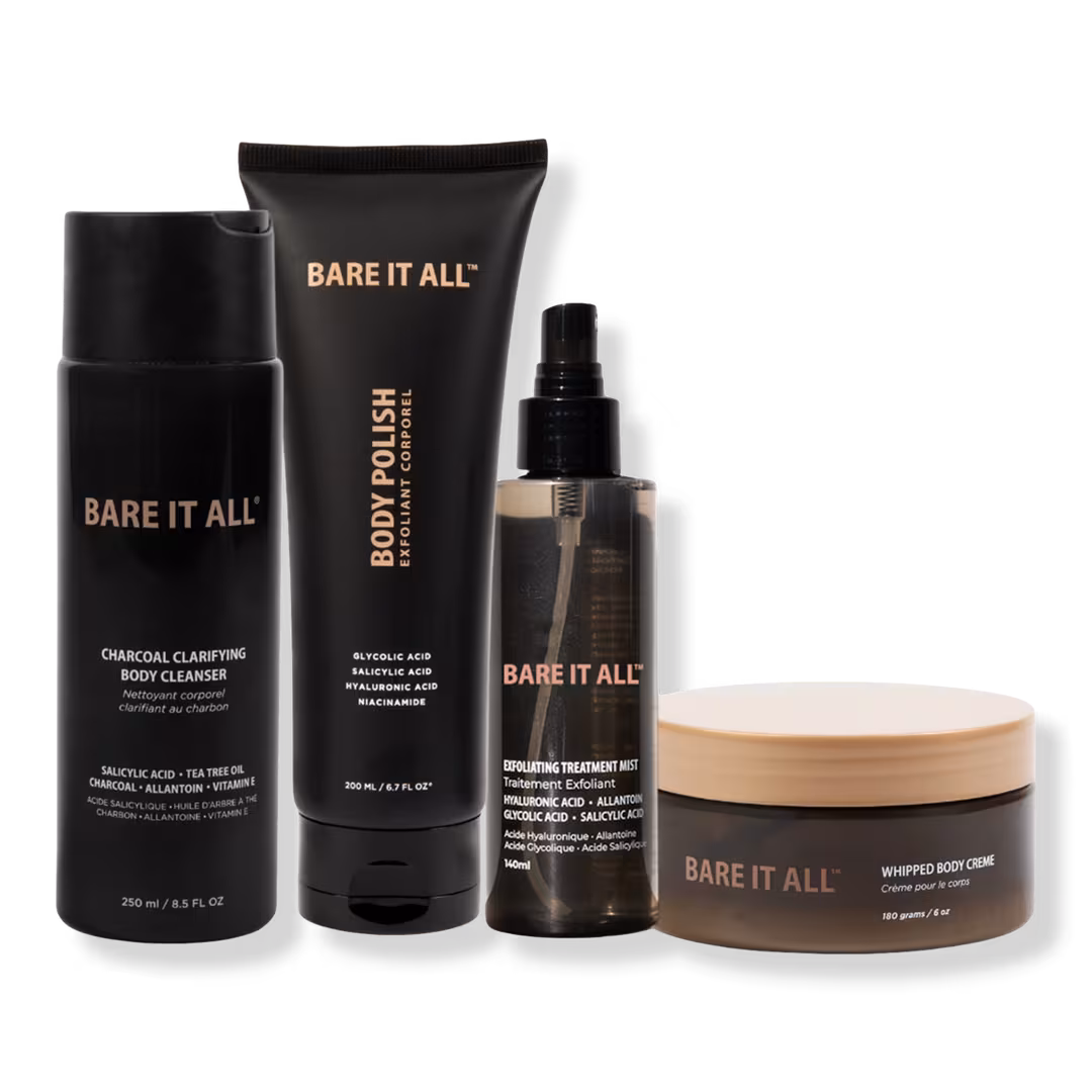 Bare It All  4 Step Method Clarifying Body Care Kit