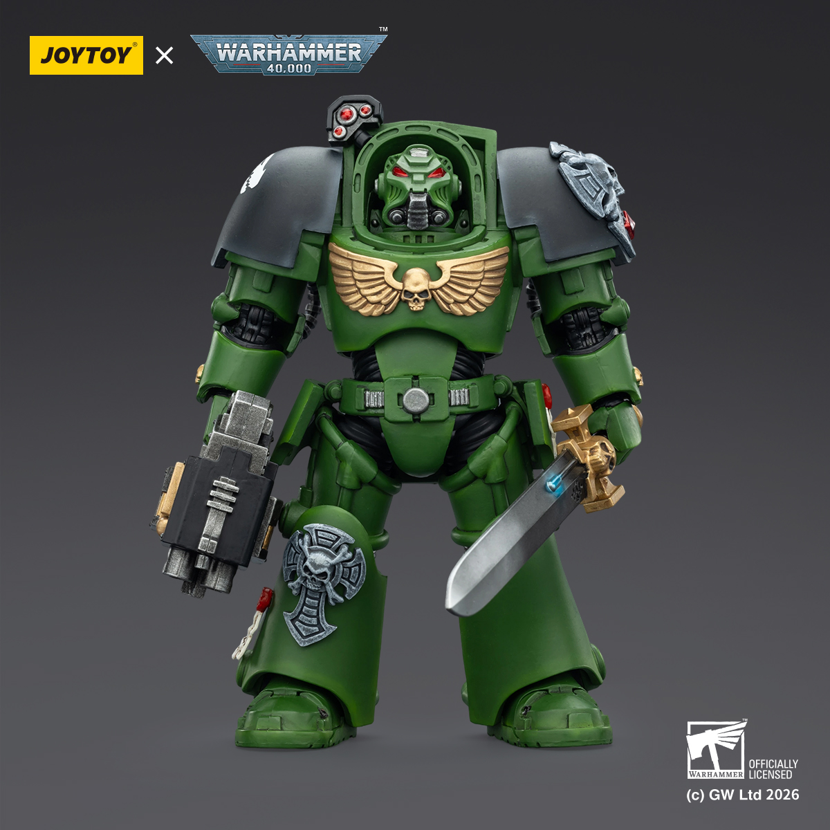 JOYTOY Warhammer 40k 1: 18 Salamanders Terminators - JOYTOY WORLD