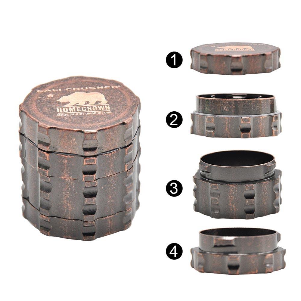 Zinc Alloy Copper Weed Grinder 4 Layer