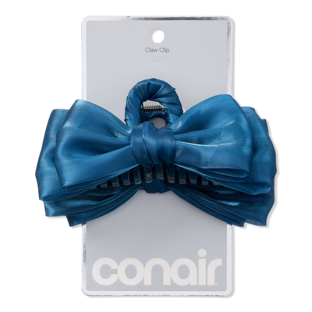 Conair Accessories  Fabric-Wrapped Bow Claw Clip
