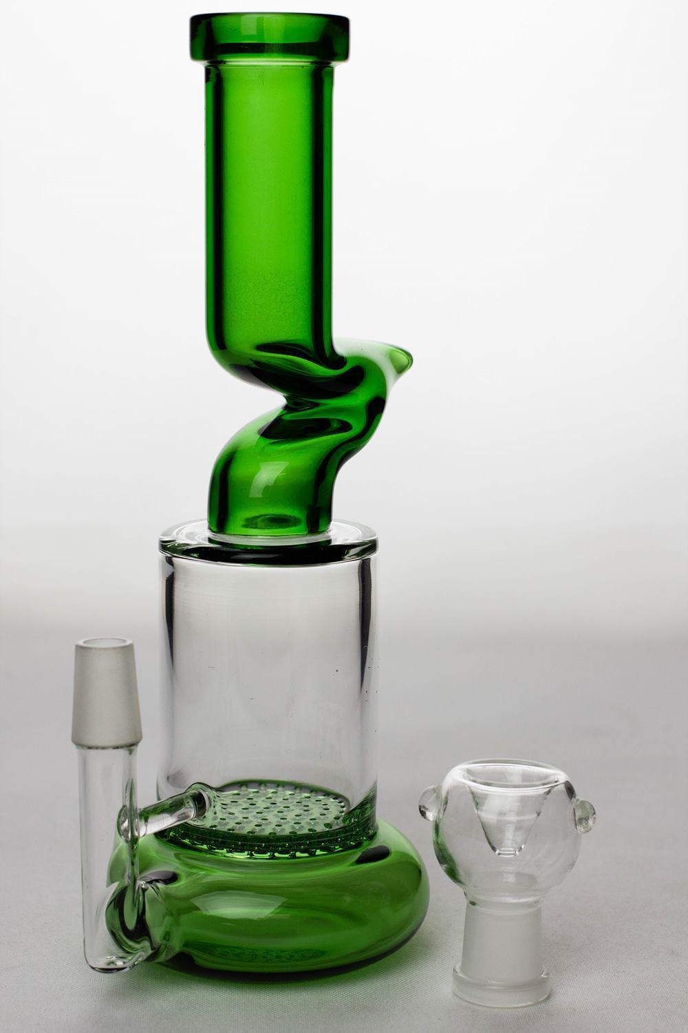 8 Honeycomb Flat Diffused Kink Bubbler