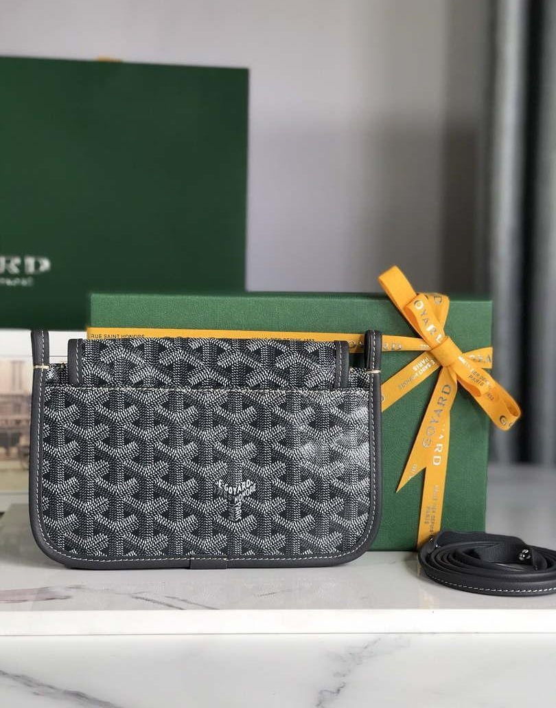Replica Goyard PLUMETPMLTY50CL50P Portefeuille Plumet Pocket Wallet Gray