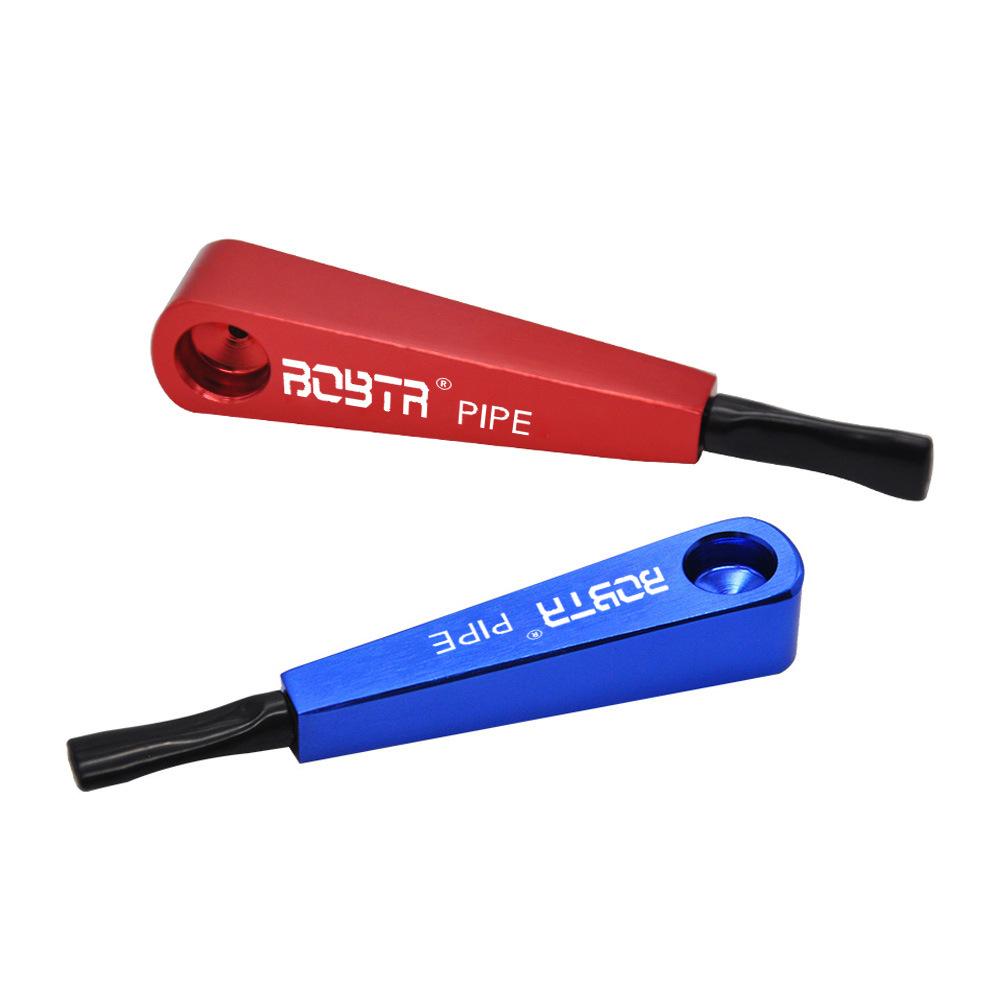 Straight Metal One Hitter Pipe