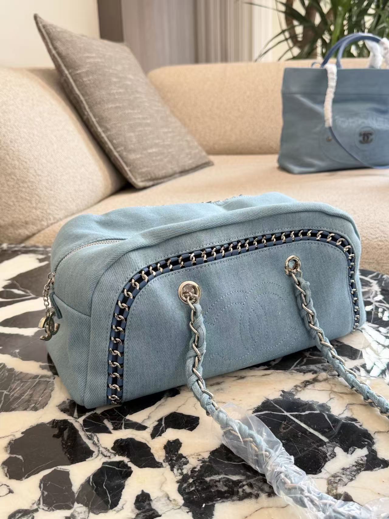 Chanel Bowling Cowboy Chain Bag