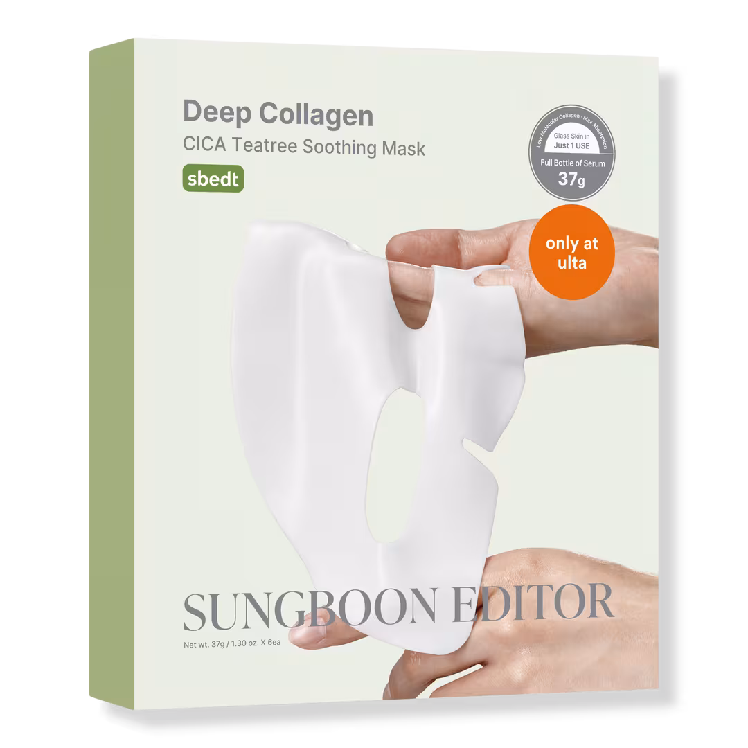 SUNGBOON EDITOR  Deep Collagen CICA Teatree Soothing Mask