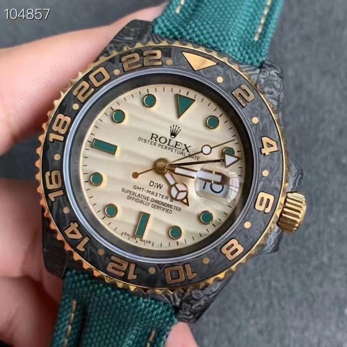 Rolex Watch GMT-MASTER II CUSTOM CARBON CREAM DIAL Watch