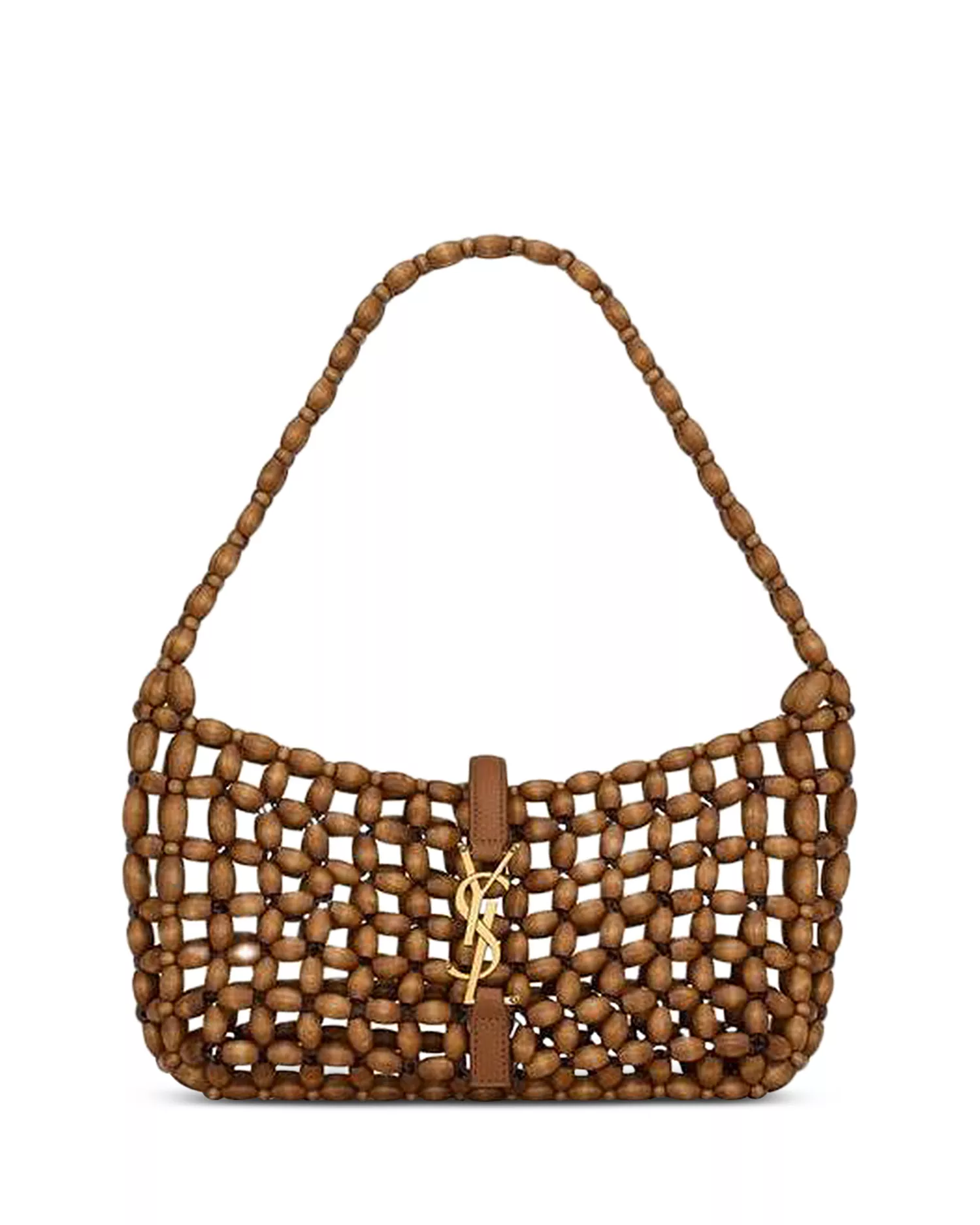YSL Le 5 À 7 Shoulder Bag in Wood Beads