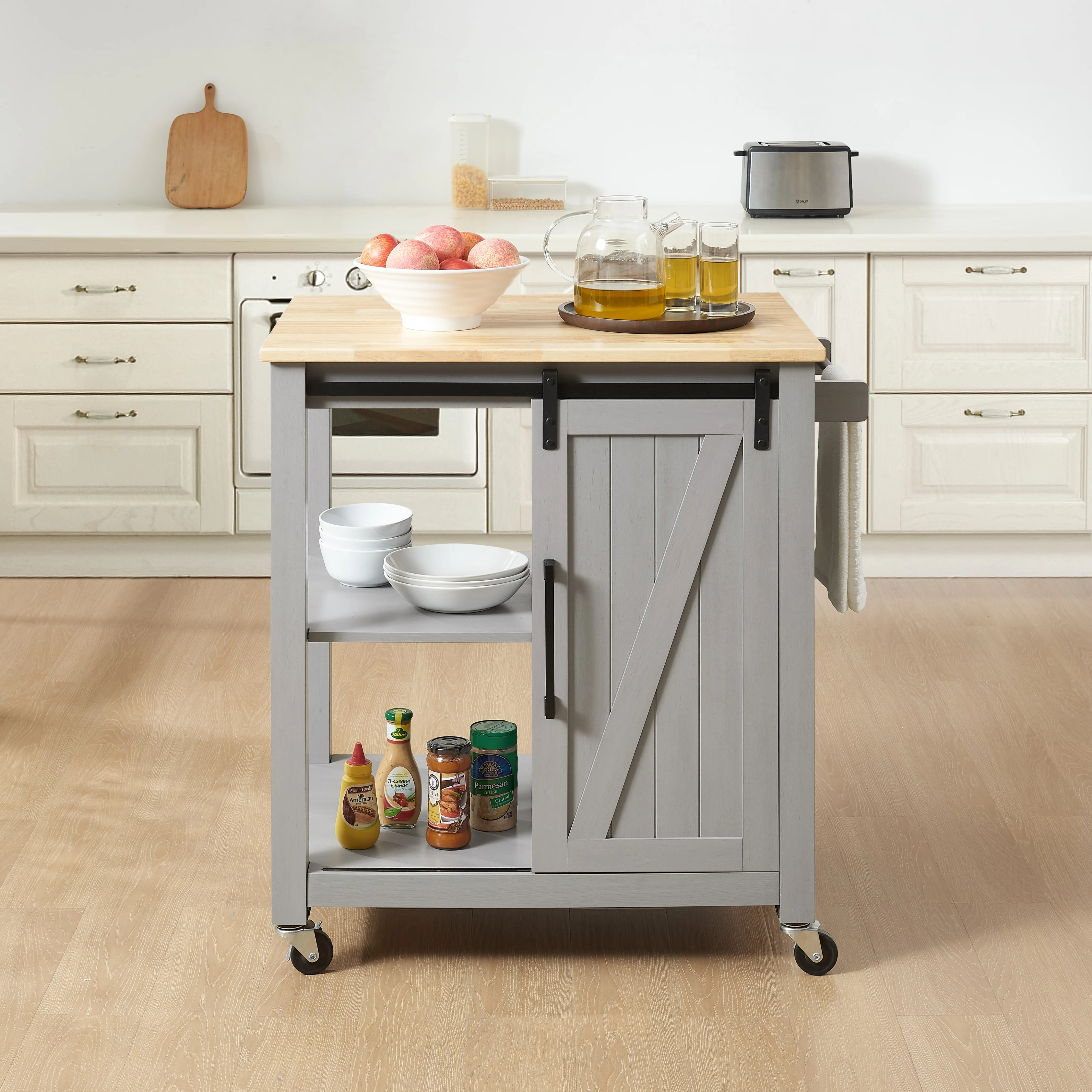 Mainstays Kitchen Cart, Gray