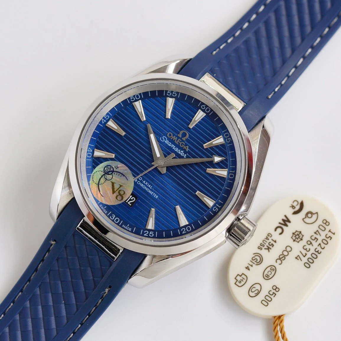 Omega Watch SEAMASTER AQUA TERRA 41MM STEEL CASE RUBBER STRAP
