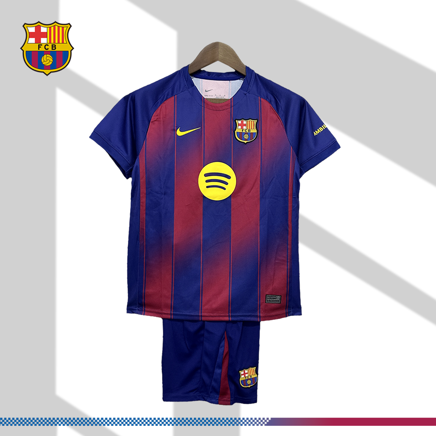 2025/2026 Barcelona Home Kids Kit （Kids Kit socks）