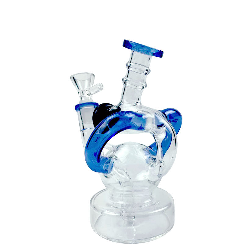 6 Mini Recycler Glass Dab Rig