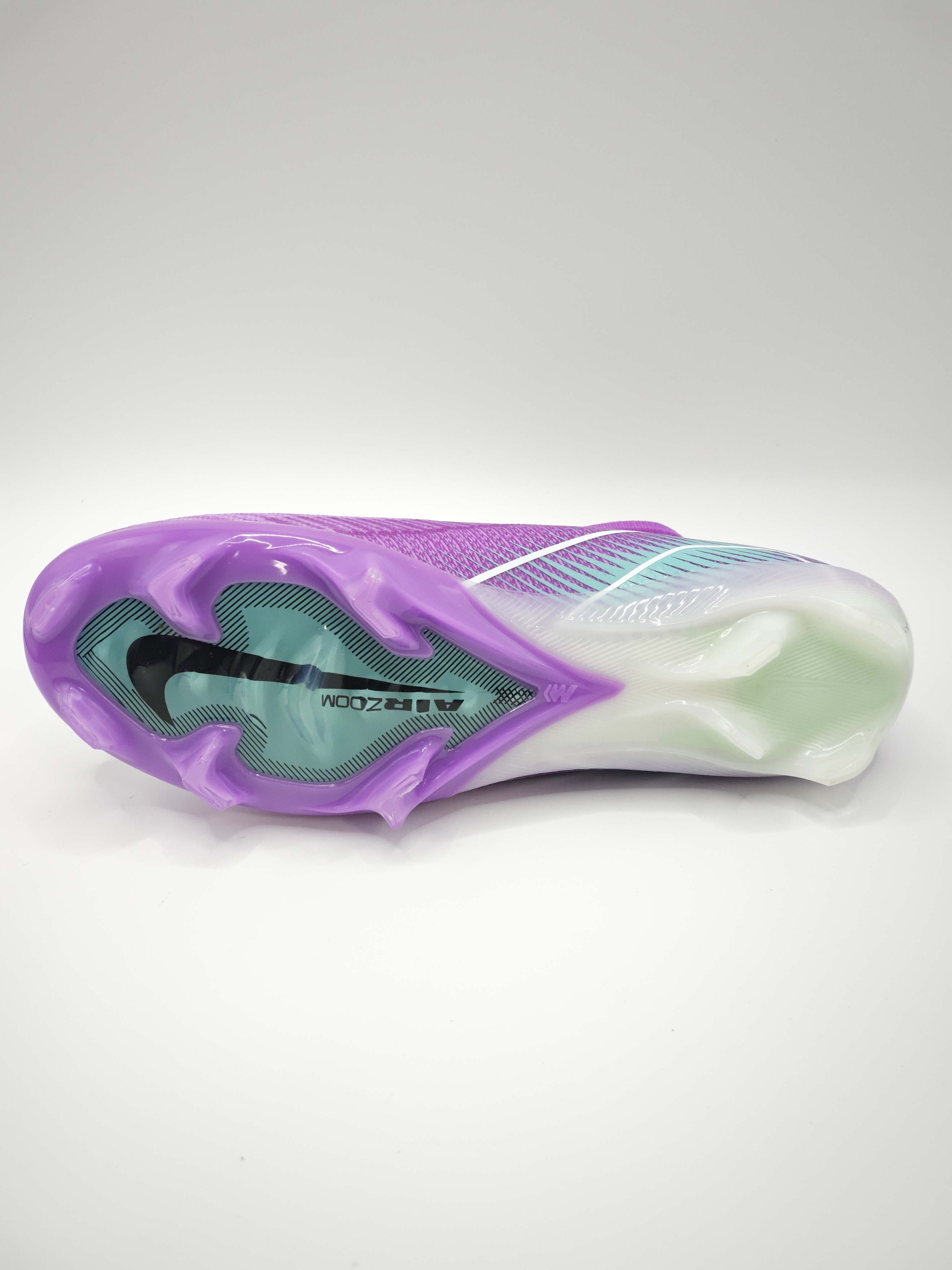 Nike Mercurial 16 FG Soccer Cleats with Built-in Bonded Pack: Full Air Cushion for All-Match Comfort, Waterproof Knit for Wet Pitches