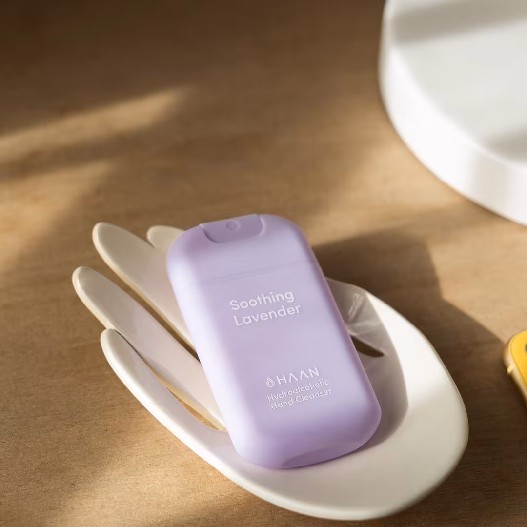HAAN  Hand Sanitizer Soothing Lavender for Unisex 3pc Set