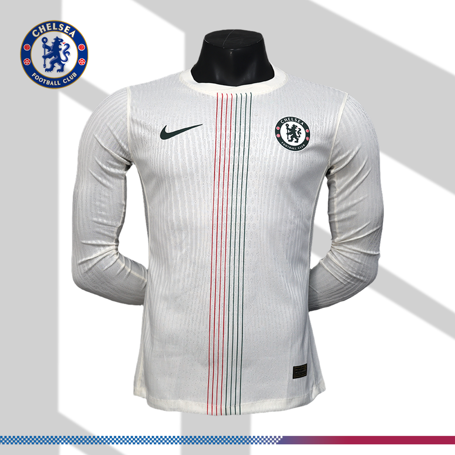 2025/2026 Chelsea Away Long Sleeve Football Shirt (Player)