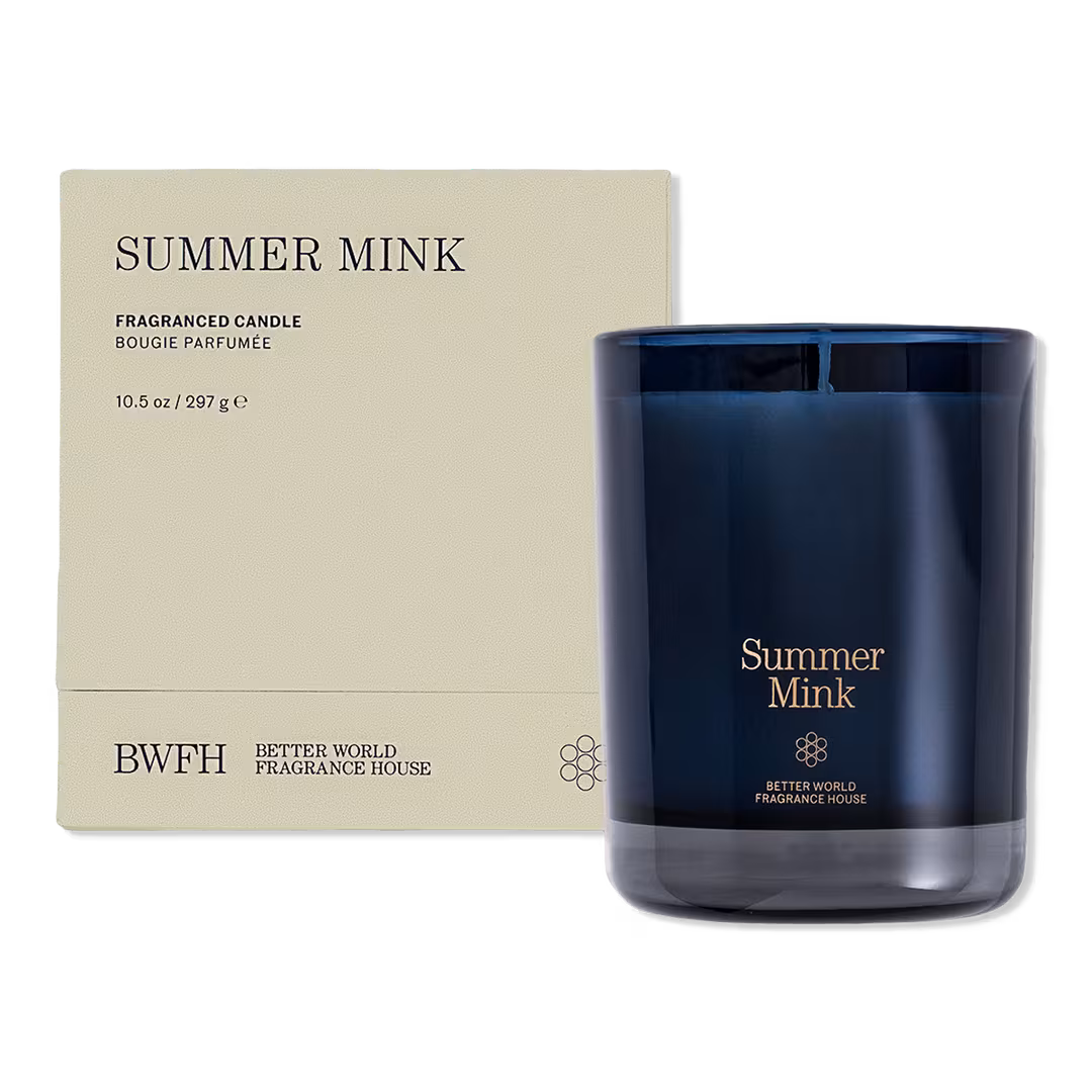 BETTER WORLD FRAGRANCE HOUSE  Summer Mink Scented Candle