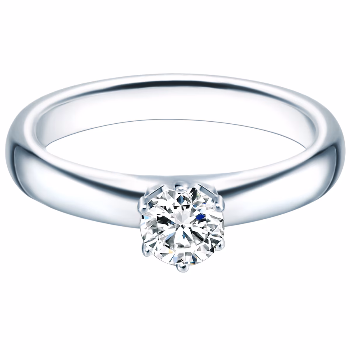 Ring aus Sterling Silber in silber mit Zirkonia