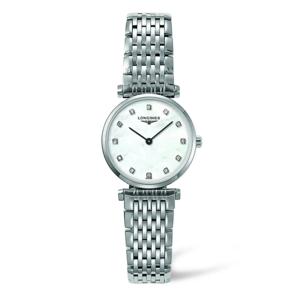 Longines La Grande Classique 24MM Quartz Diamond Markers Mother of Pearl Watch L42094876