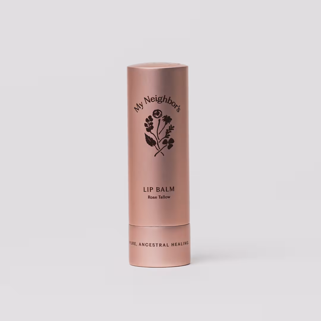 My Neighbor's Tallow  Rose Tallow Lip Balm