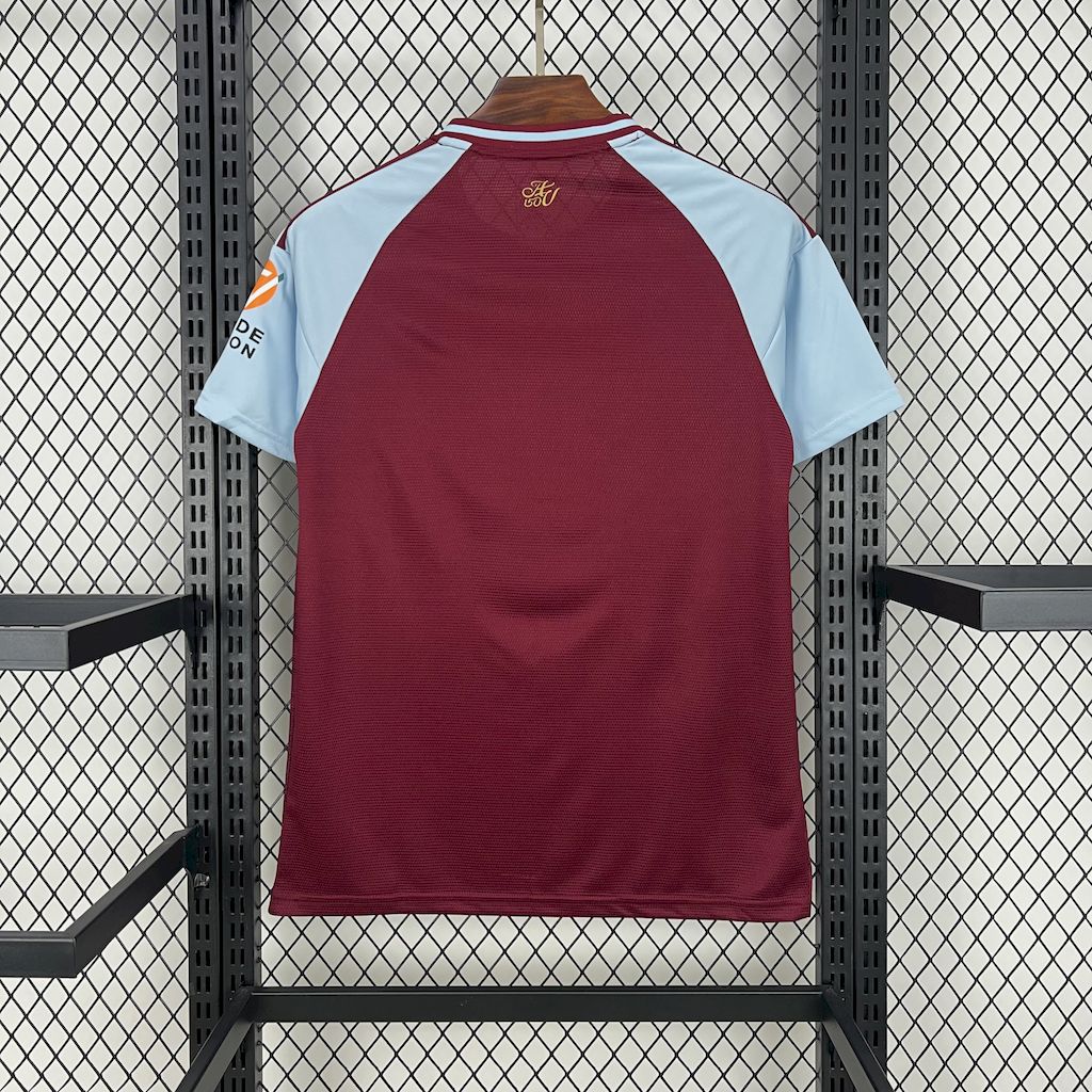 2025/2026 Aston Villa Home Football Shirt （Fans）