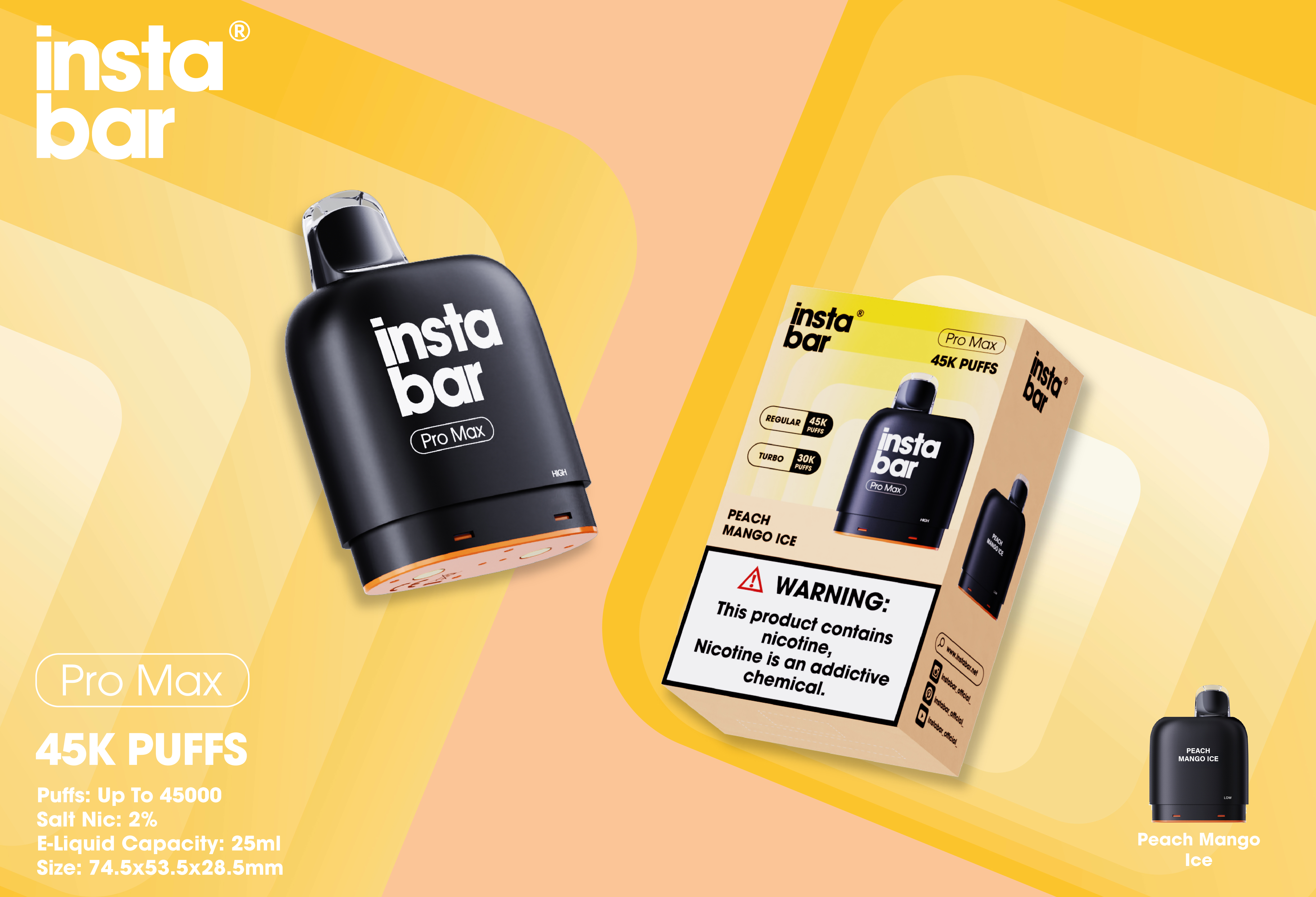 Instabar Pro Max 45K POD(Wymienny wkład)
