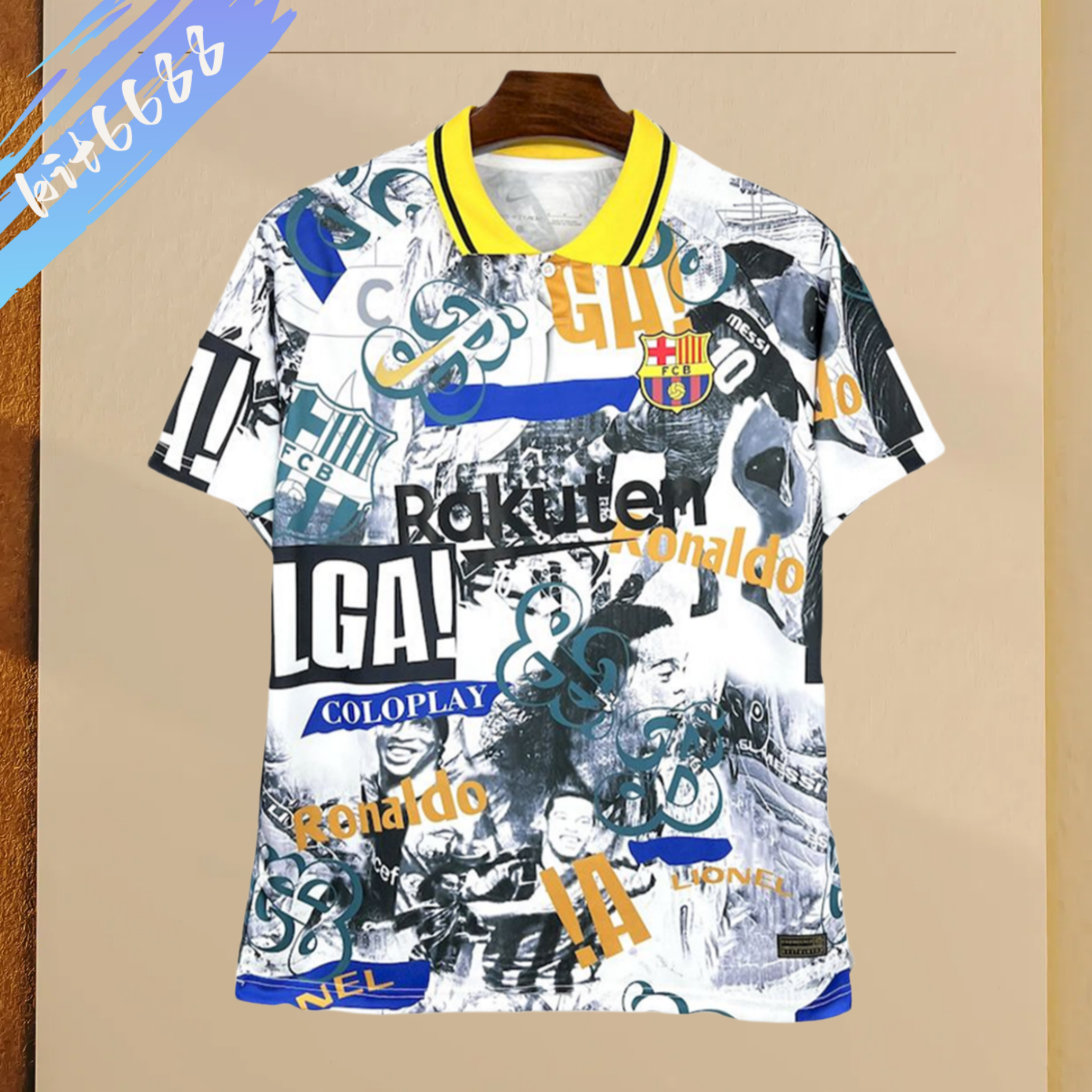 2025/2026 Barcelona Ronaldinho Commemorative Football Jersey (Fan Edition)