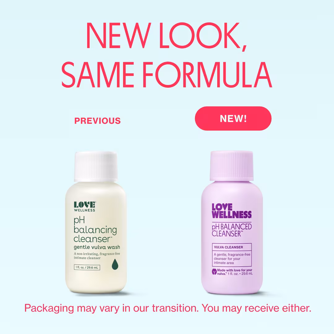 Love Wellness  Travel Size pH Balanced Cleanser: Vulva Cleanser