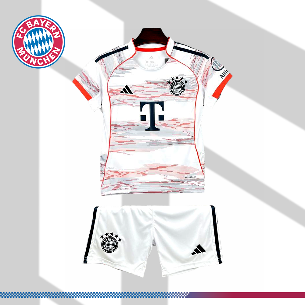 2025/2026 Bayern Munich Away Football Shorts (Kids Kit socks)