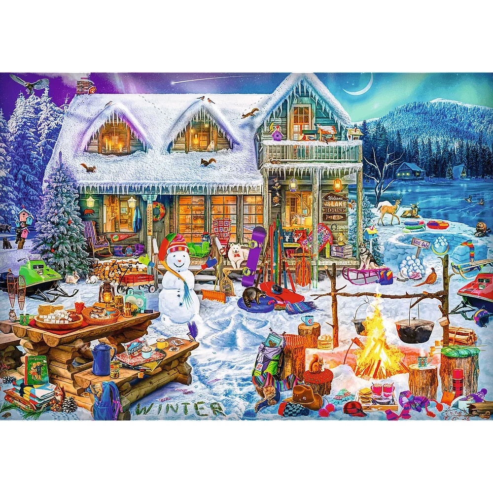 Puzzle 1000 El. Zimowy Czas