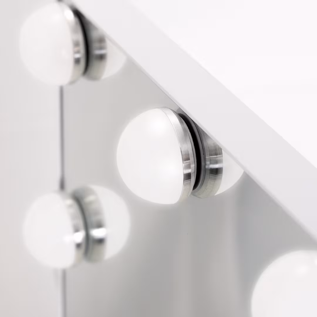 Zadro  Hollywood LED Vertical Countertop Makeup Mirror