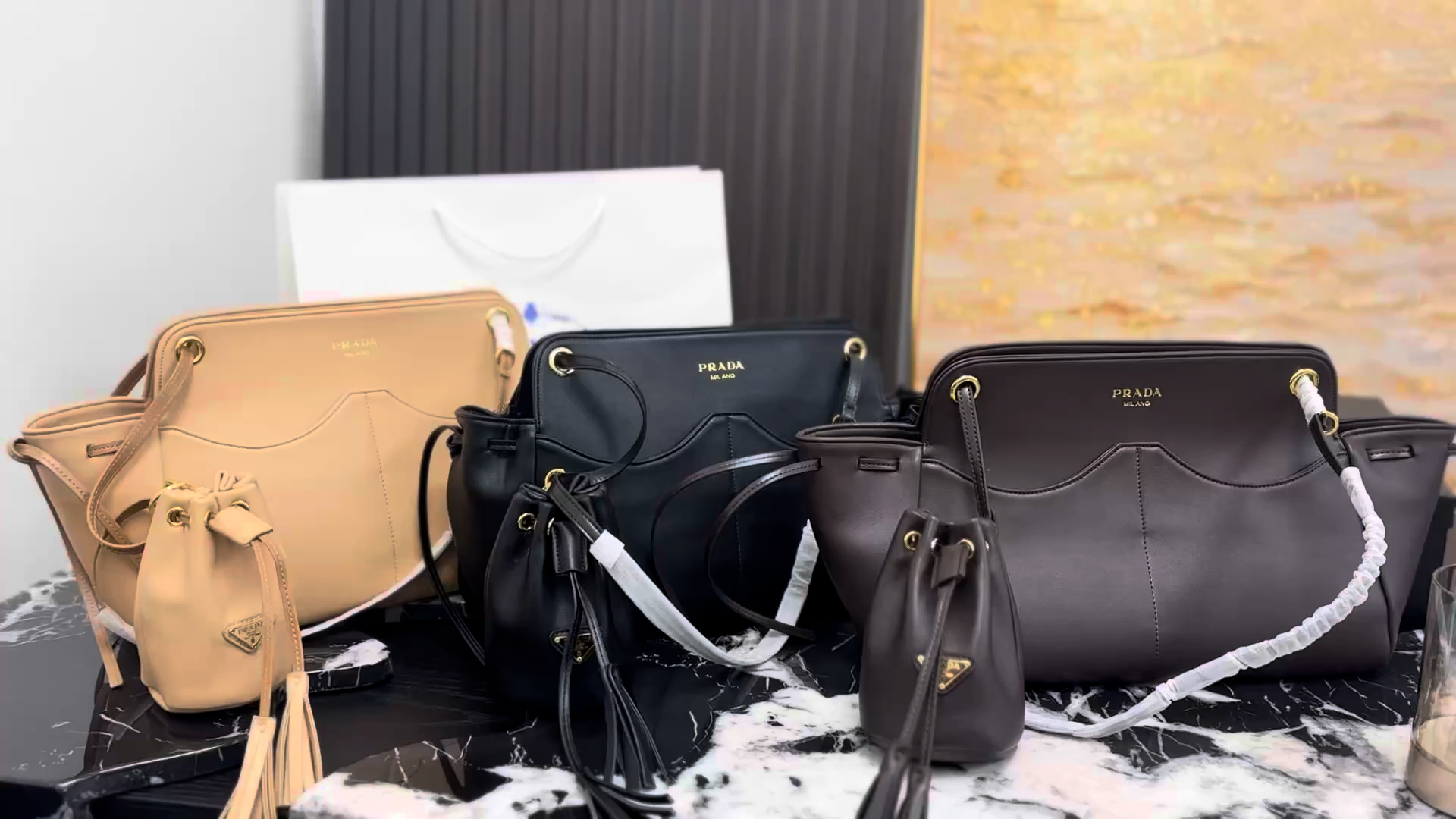 Prada Vitello Daino Handbag