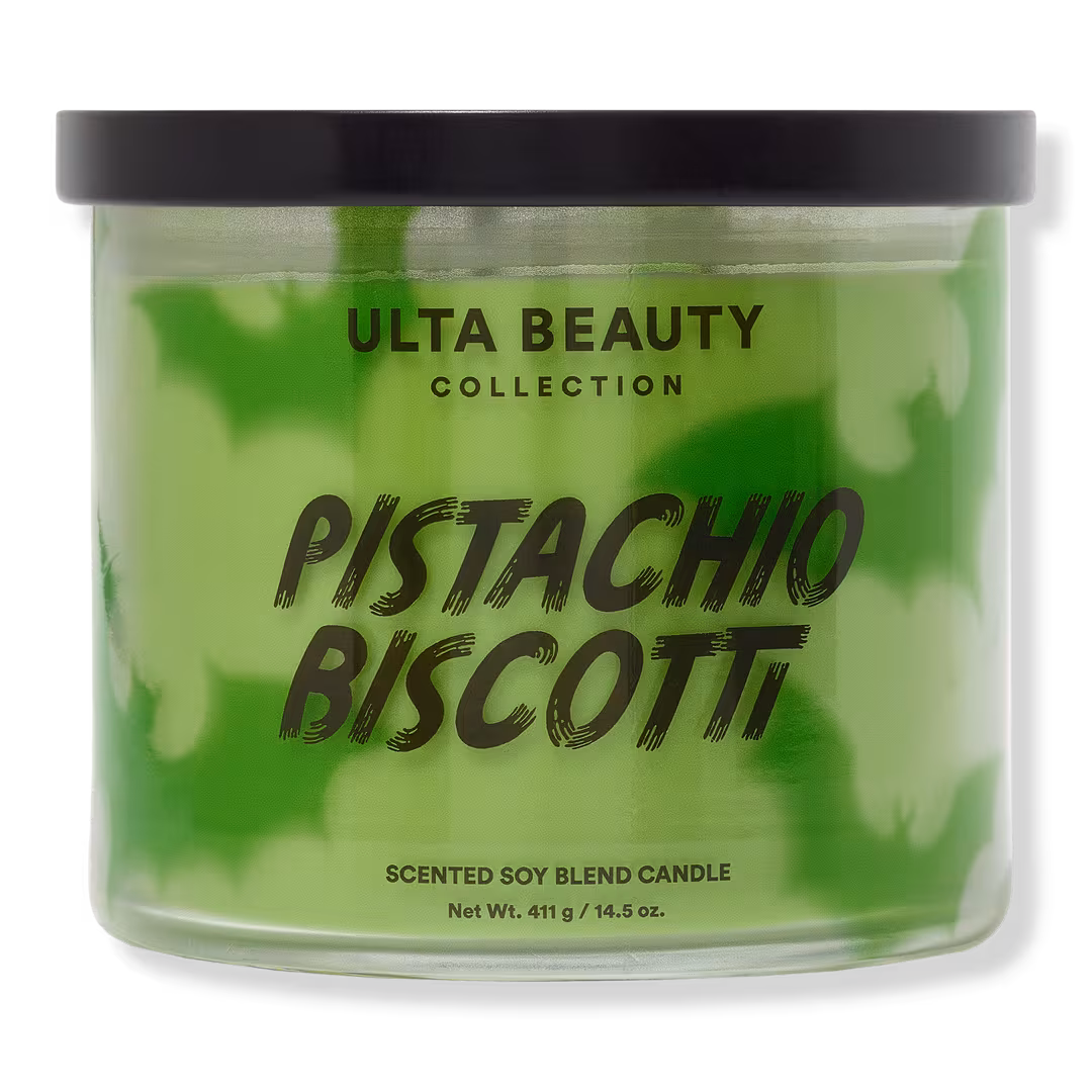 ULTA Beauty Collection  Pistachio Biscotti 3-Wick Candle