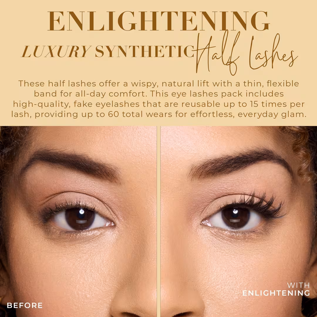 Lilly Lashes  Luxury Synthetic Half Lashes 4-Pack