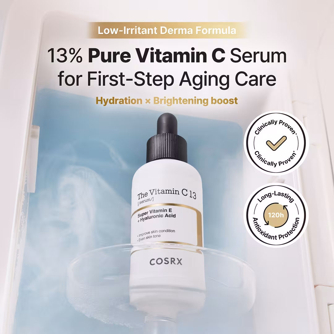 COSRX  The Vitamin C 13 Serum with Super Vitamin E & Hyaluronic Acid