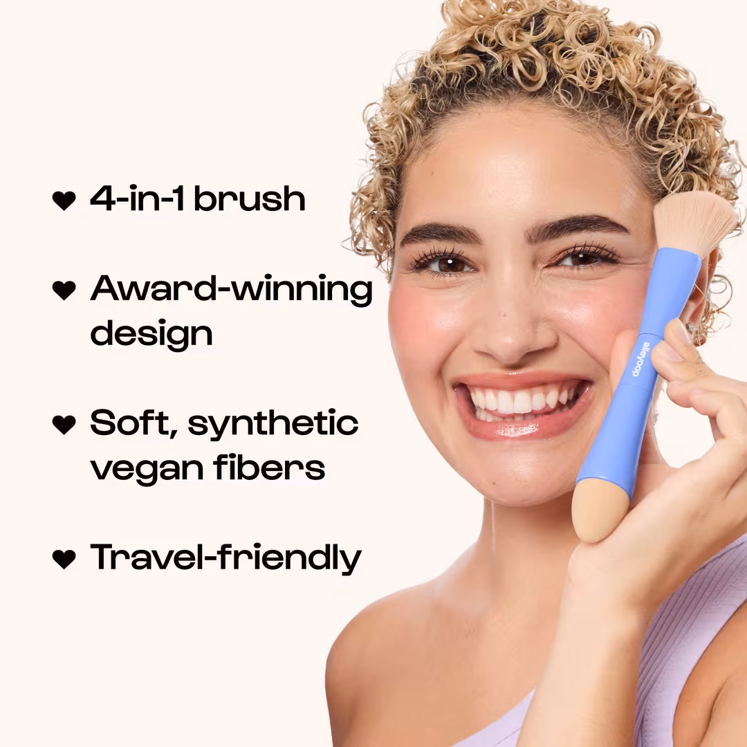 Alleyoop  Multi-Tasker 4-in-1 Makeup Brush Set