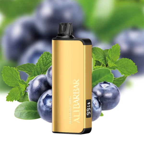 ALIBARBAR INGOT 9000 Puffs Blueberry Mint